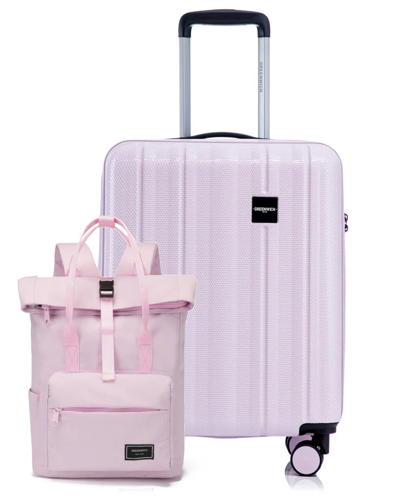 Pack maleta de cabina extensible HANOI + mochila FABER 15L de GREENWICH