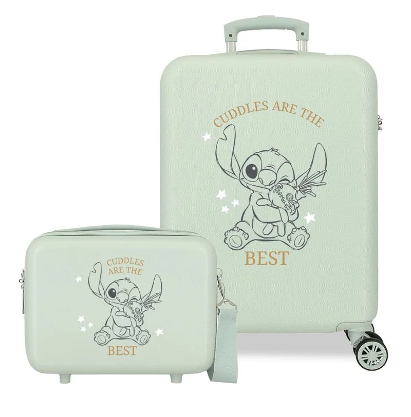 Pack maleta de cabina + neceser STITCH de DISNEY