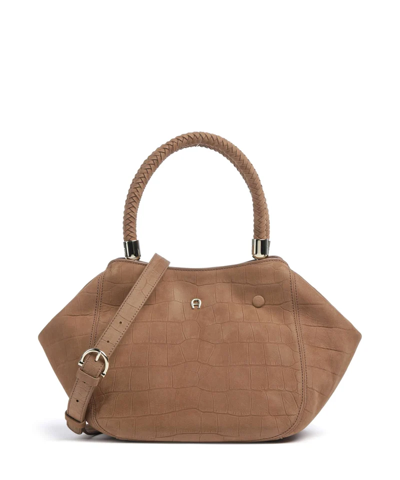 Aigner Carré Soft M Sac à main saddle brown