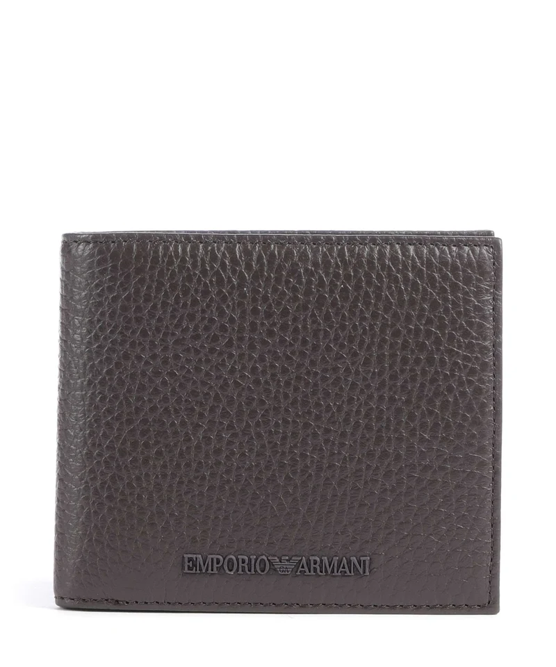Emporio Armani Business Regenerated Portefeuille black coffee