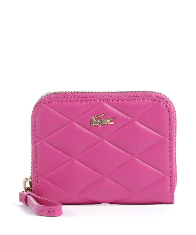 Lacoste Crocodelle Portefeuille rubine