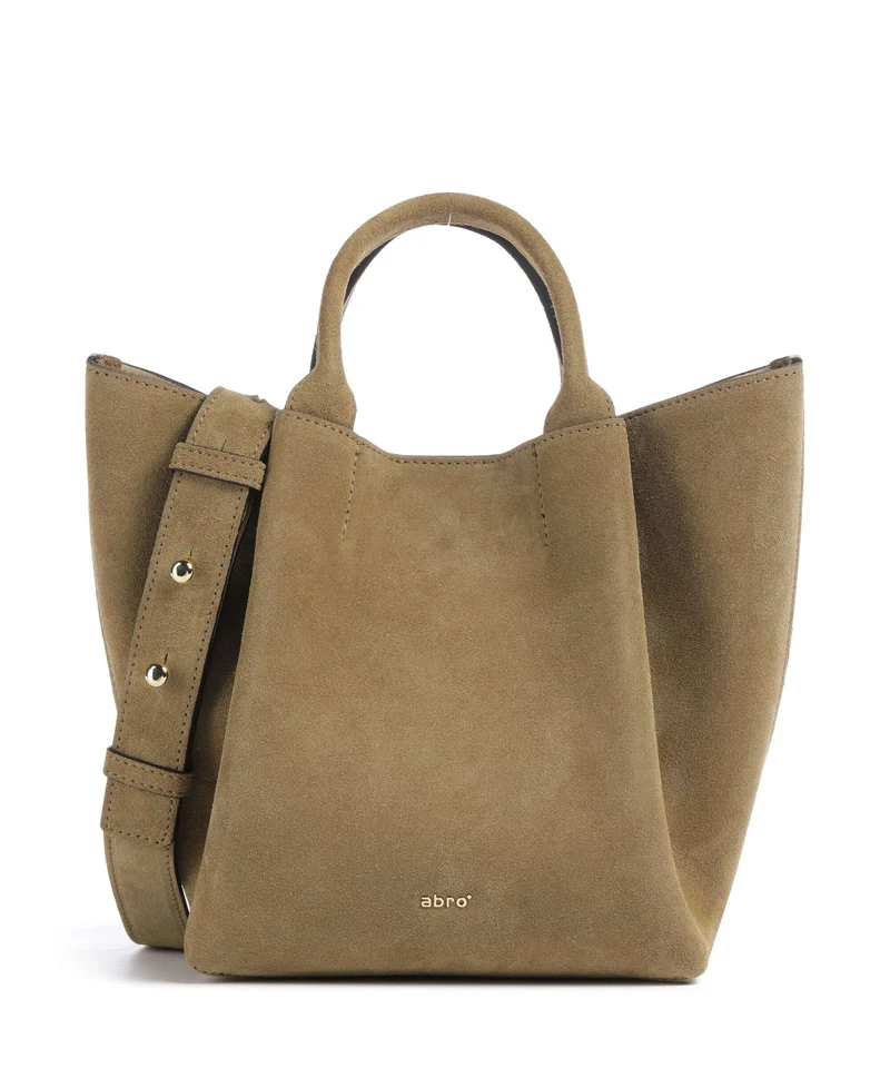 Abro Suede Essential Small Sac à main mud