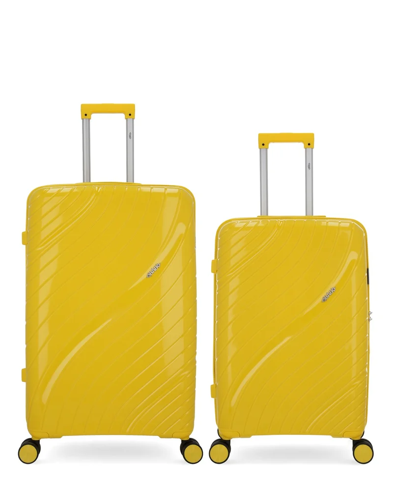 Lot de 2 Valises Rigides Grand Format et Taille Moyenne LYRA