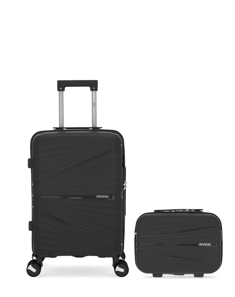 Lot de 2 Valises Rigides Cabine et Grand Vanity VELA