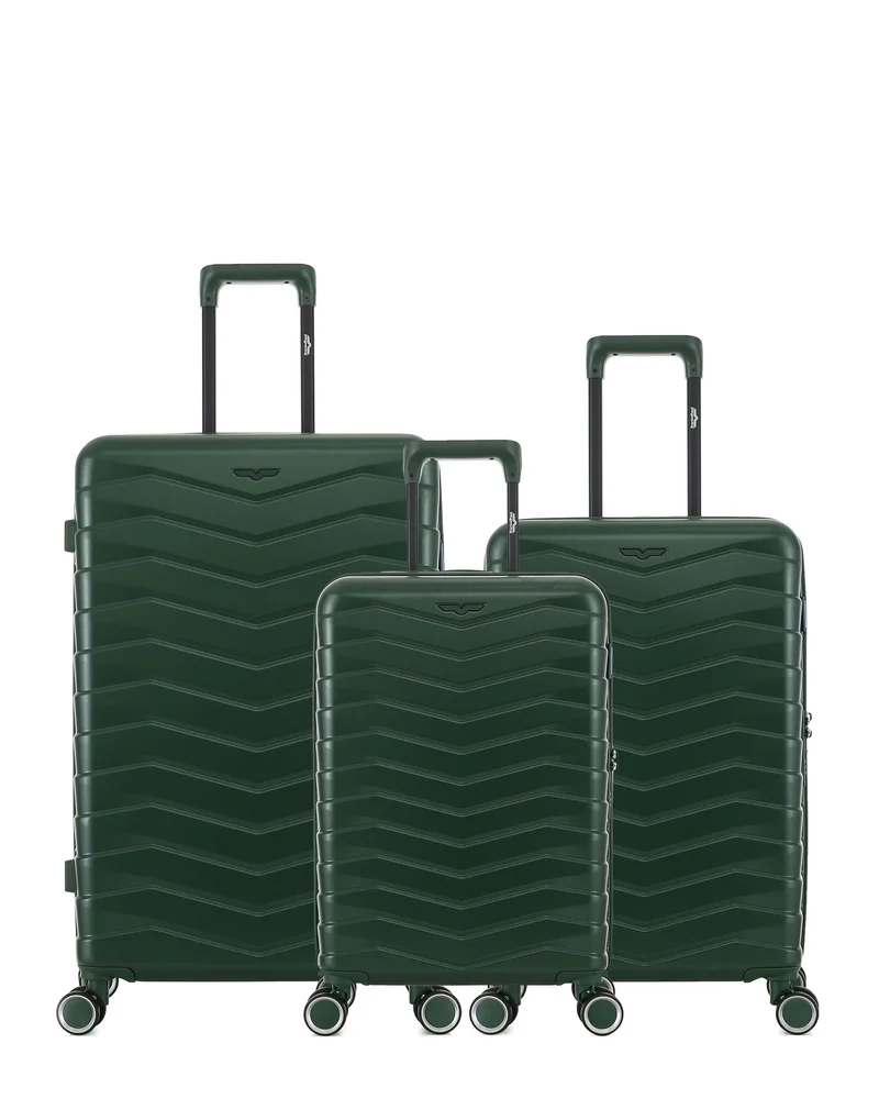 Lot de 3 Valises Rigides Grand Format, Taille Moyenne et Cabine SEATTLE