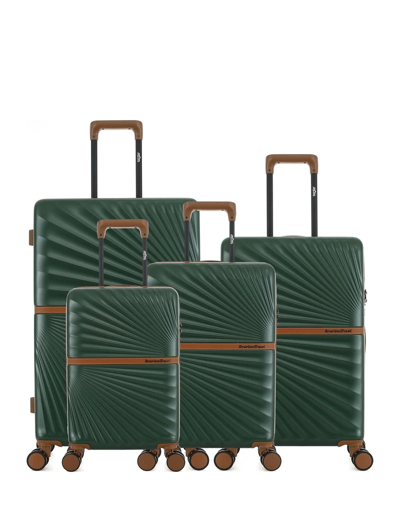 Lot de 4 Valises Rigides Grand Format, Taille Moyenne, Cabine et Cabine XS OAKLAND