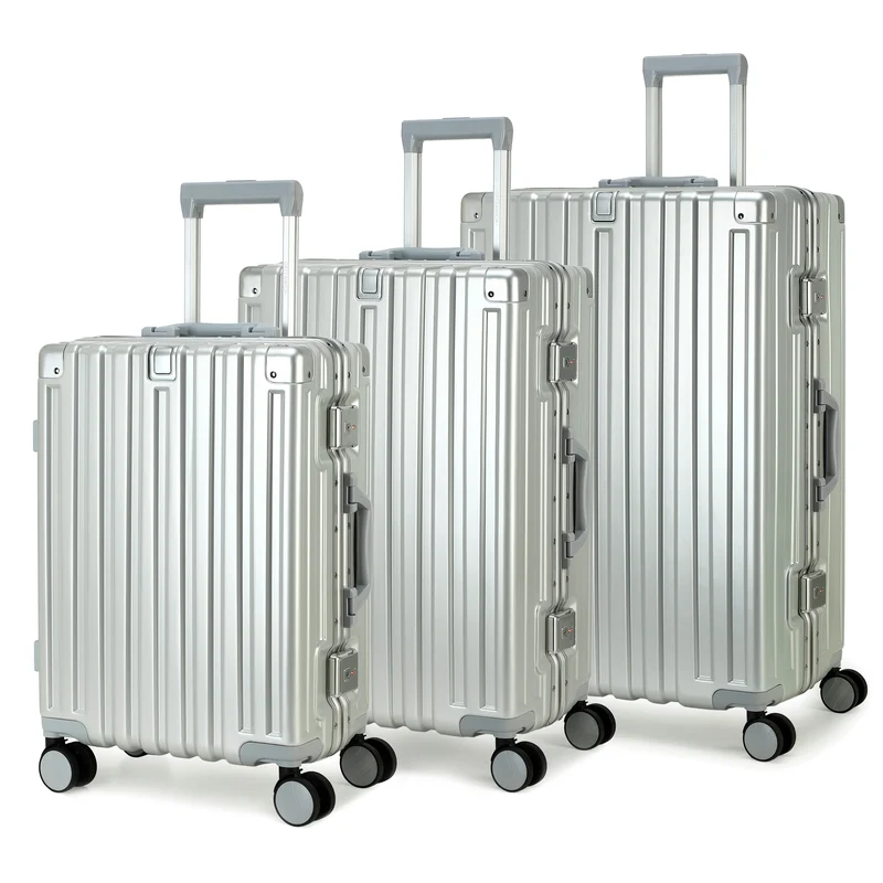 GREENWICH Set de Maletas ALUMINIO FRAME 55cm/69cm/78cm AMSTERDAM