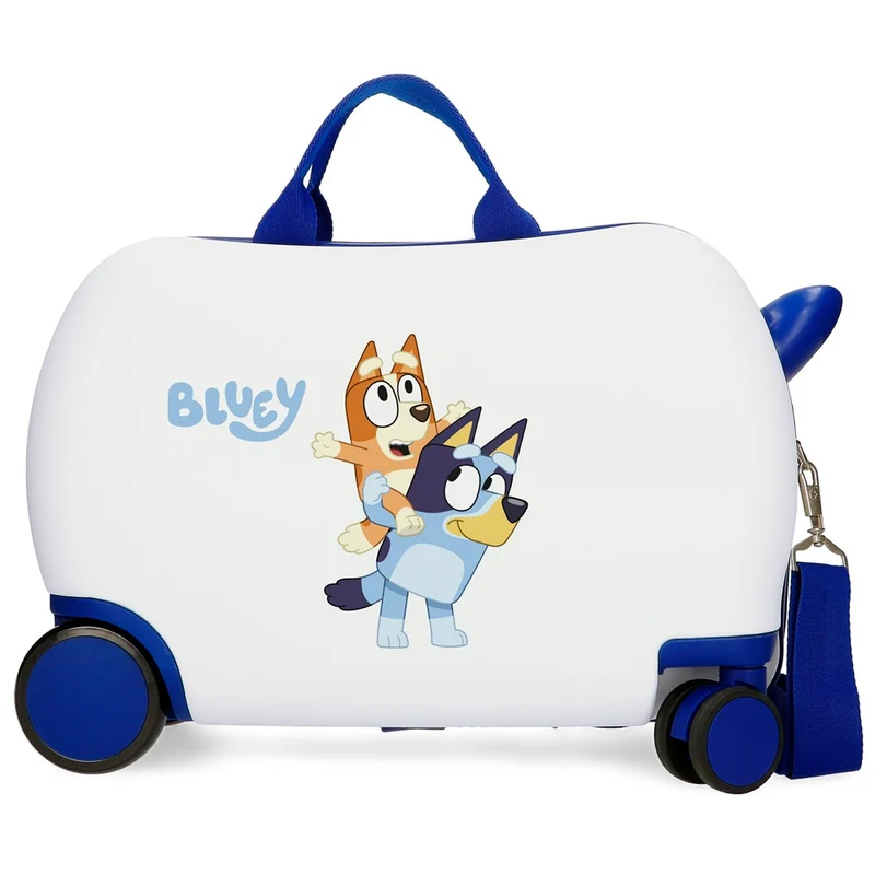 MALETA INF.ABS 4R(2 MULTI) 45CM HAPPY BLUEY BLANCO-MAR C.104