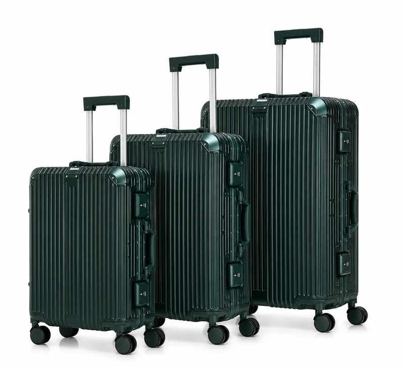 GREENWICH Set de Maletas ALUMINIO FRAME 55cm/69cm/78cm DOHA