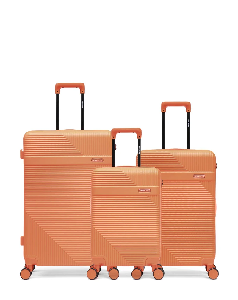 Lot de 3 Valises Rigides Grand Format, Taille Moyenne et Cabine WOHLEN