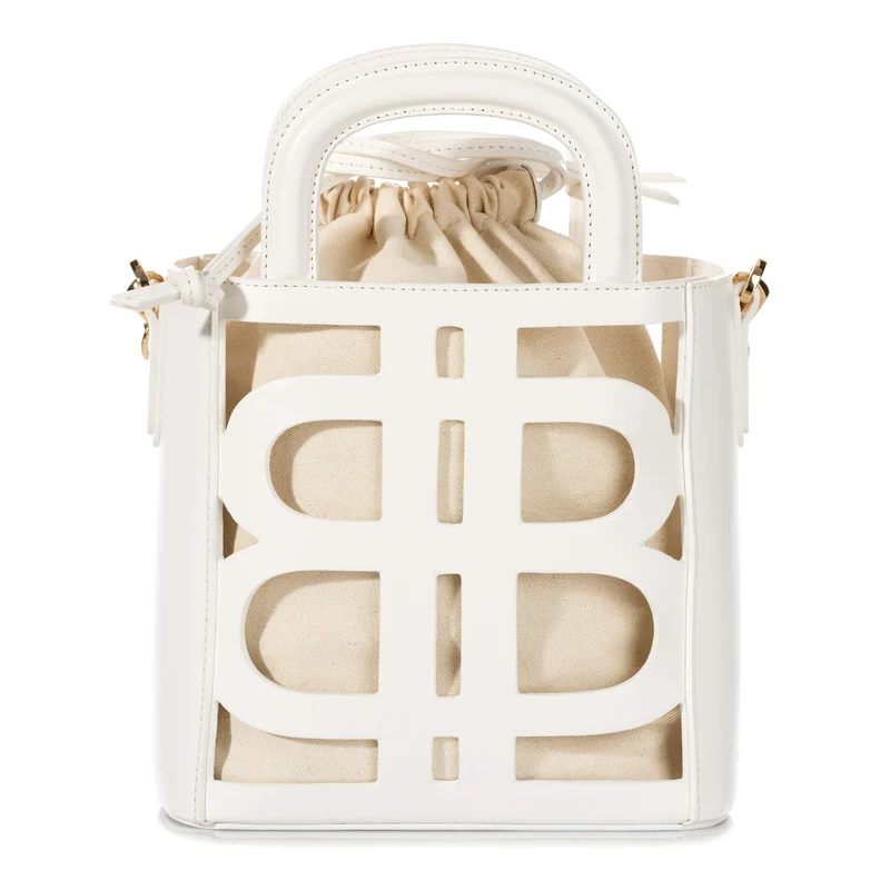 Sac à Main Seau LB - Blanc