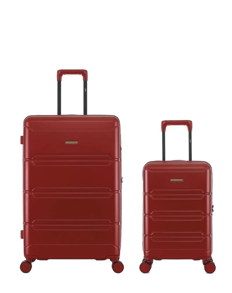 Lot de 2 Valises Rigides Grand Format et Cabine XS LYNDA