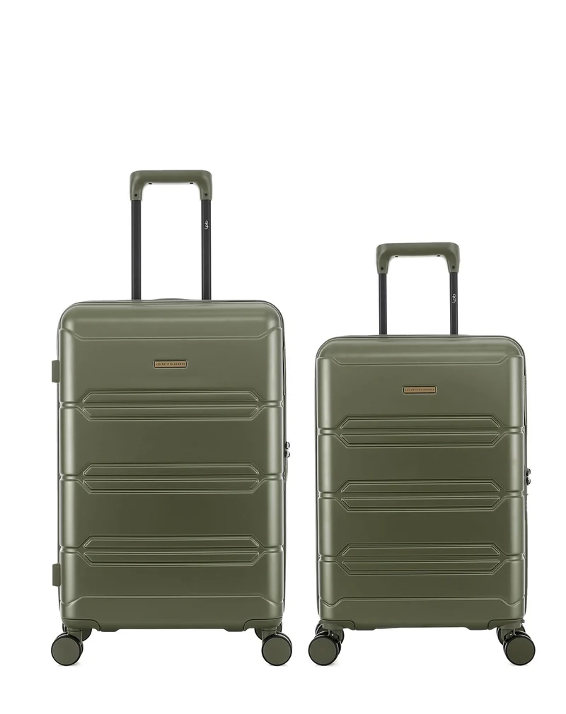 Lot de 2 Valises Rigides Taille Moyenne et Cabine LYNDA