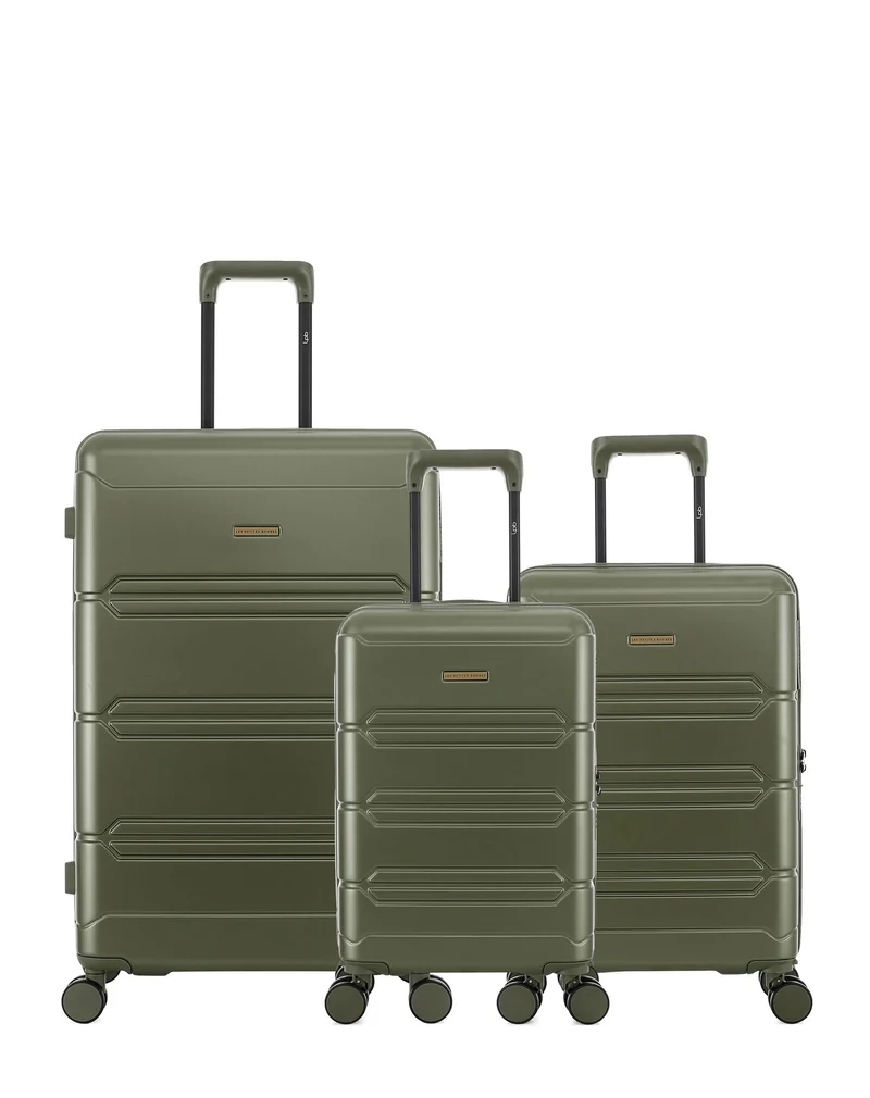 Lot de 3 Valises Rigides Grand Format, Cabine et Cabine XS LYNDA