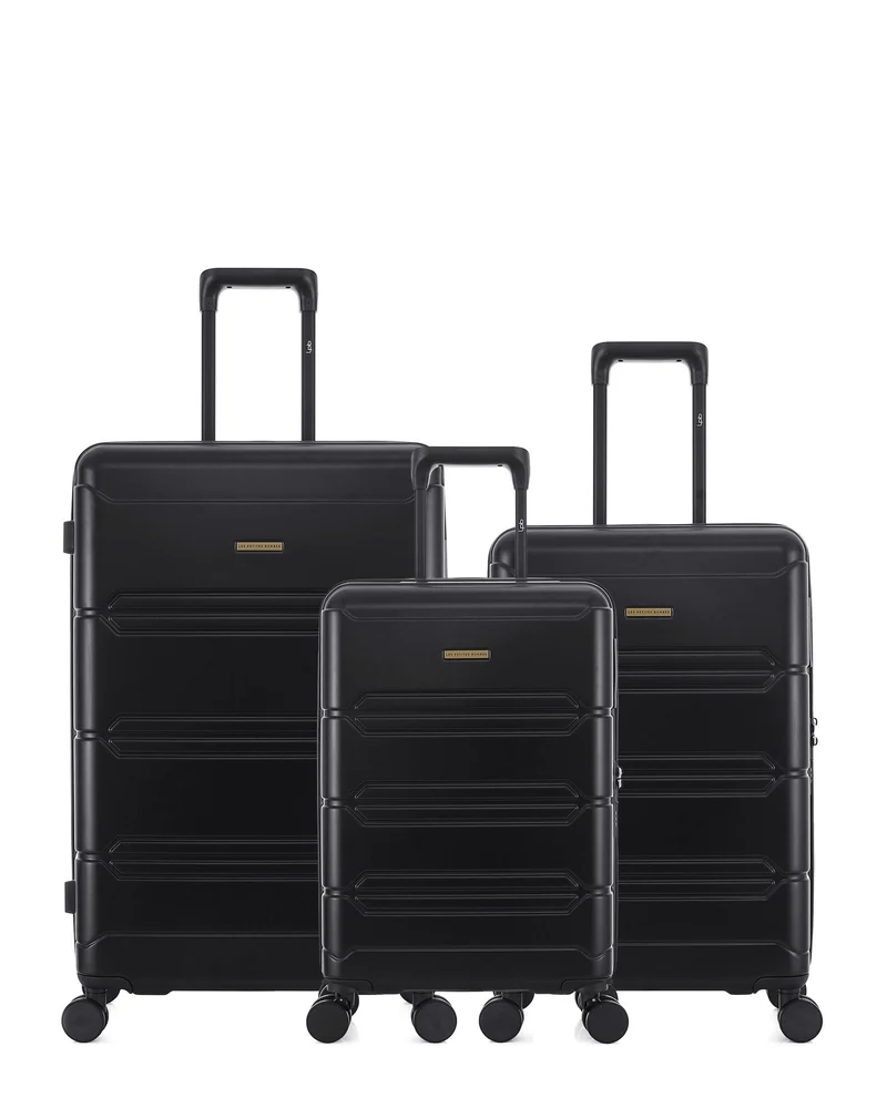 Lot de 3 Valises Rigides Grand Format, Taille Moyenne et Cabine LYNDA