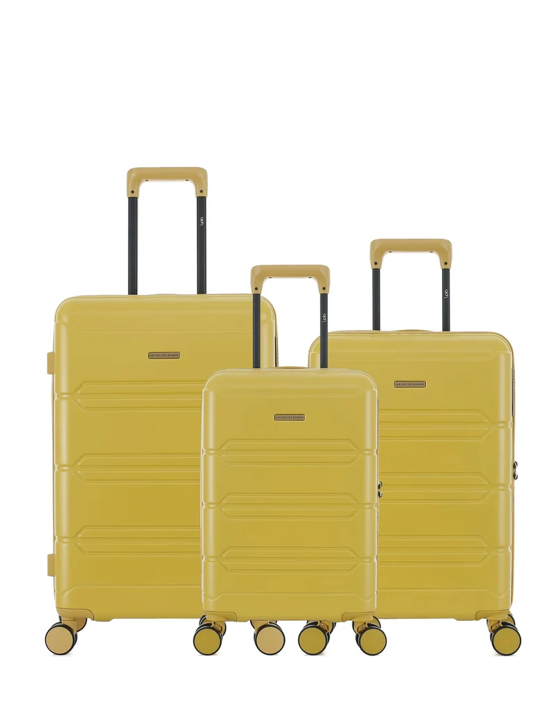 Lot de 3 Valises Rigides Taille Moyenne, Cabine et Cabine XS LYNDA