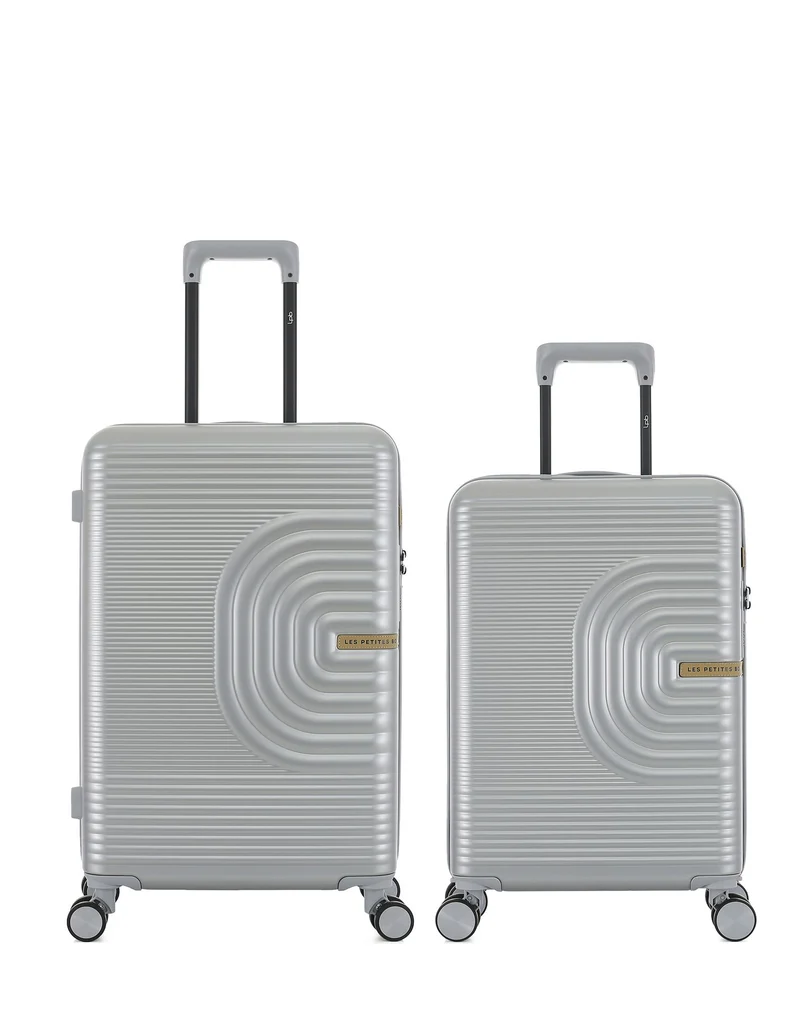 Lot de 2 Valises Rigides Taille Moyenne et Cabine CELIA