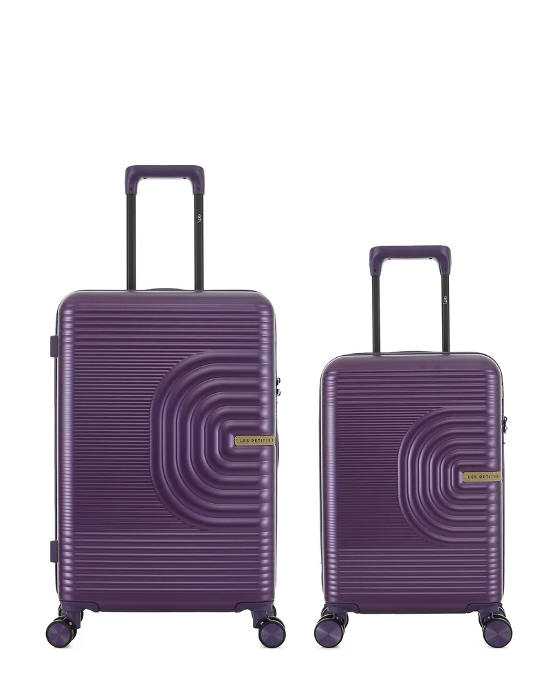 Lot de 2 Valises Rigides Taille Moyenne et Cabine XS CELIA