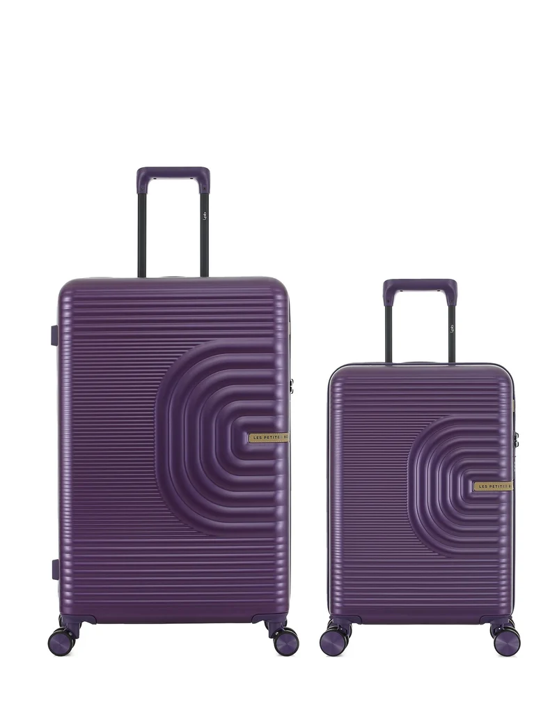 Lot de 2 Valises Rigides Grand Format et Cabine CELIA