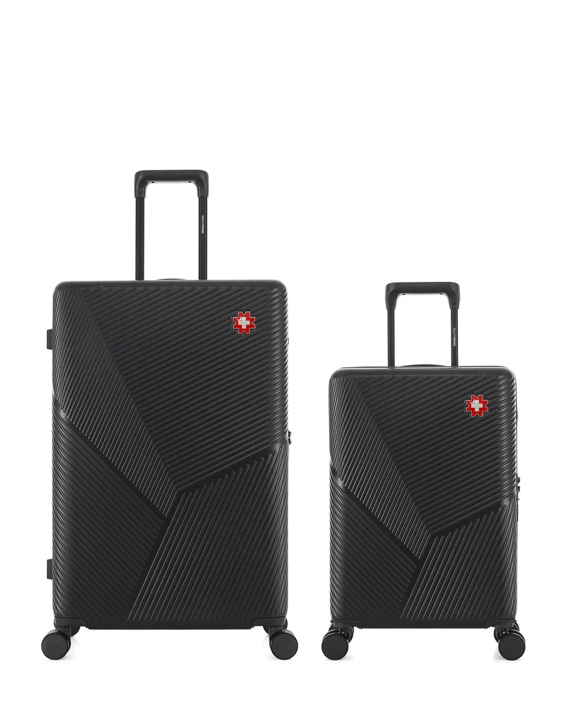 Lot de 2 Valises Rigides Grand Format et Cabine FRIBOURG