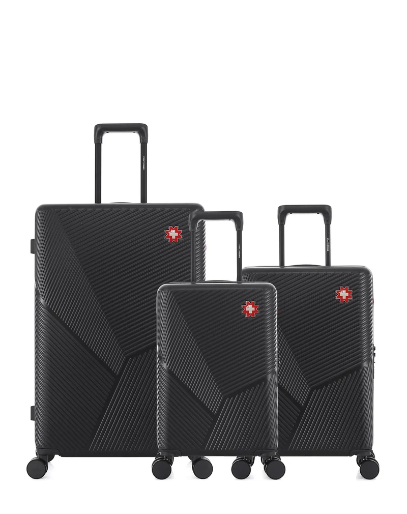 Lot de 3 Valises Rigides Grand Format, Cabine et Cabine XS FRIBOURG