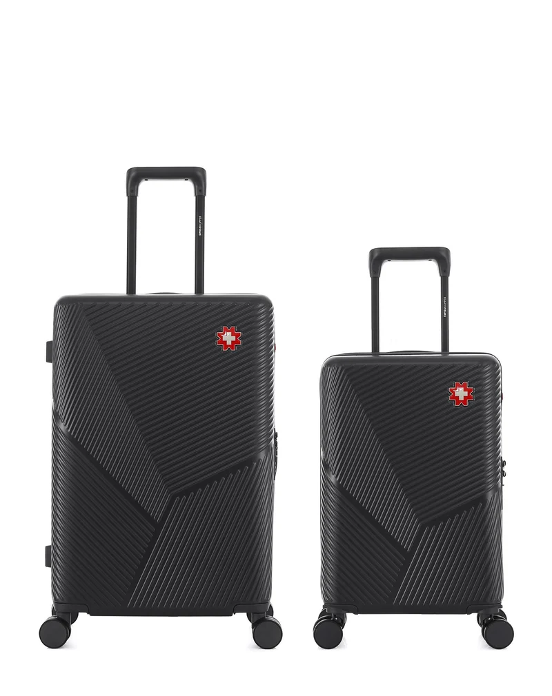Lot de 2 Valises Rigides Taille Moyenne et Cabine XS FRIBOURG