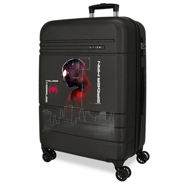 TROLLEY ABS 68CM. C/EXP. 4R. SPIDER TECHNOLOGY NEGRO C.174