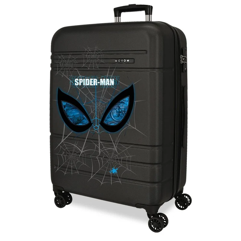 TROLLEY ABS 68CM. C/EXP. 4R. SPIDERMAN IS WATCHING US NEGRO