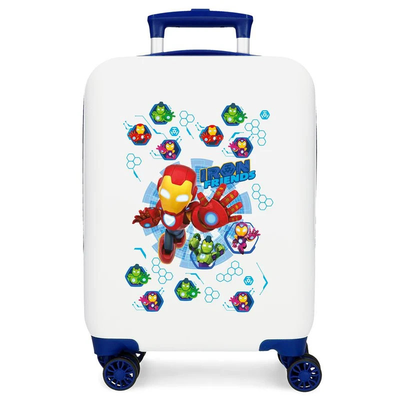 TROLLEY ABS 50 CM.4R. IRON FRIENDS BLANCO C.105