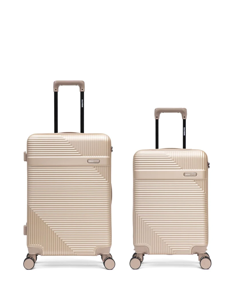 Lot de 2 Valises Rigides Taille Moyenne et Cabine WOHLEN