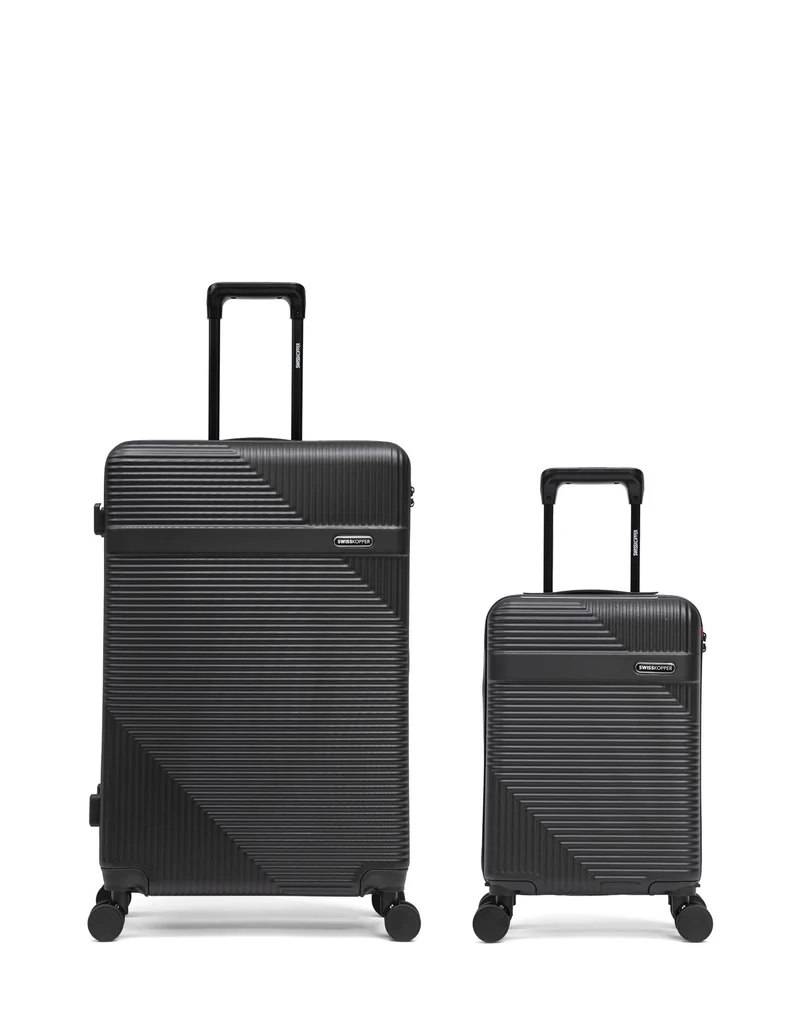 Lot de 2 Valises Rigides Grand Format et Cabine XS WOHLEN