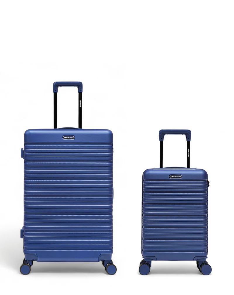 Lot de 2 Valises Rigides Grand Format et Cabine XS LUGANO