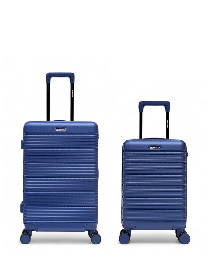 Lot de 2 Valises Rigides Taille Moyenne et Cabine XS LUGANO