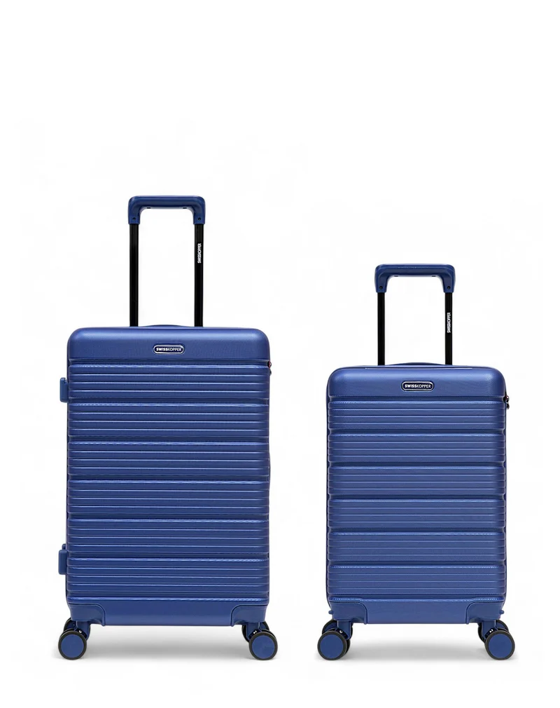 Lot de 2 Valises Rigides Taille Moyenne et Cabine LUGANO