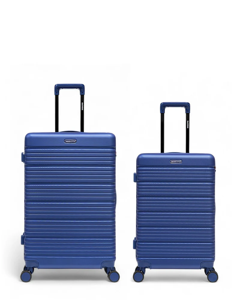 Lot de 2 Valises Rigides Grand Format et Taille Moyenne LUGANO
