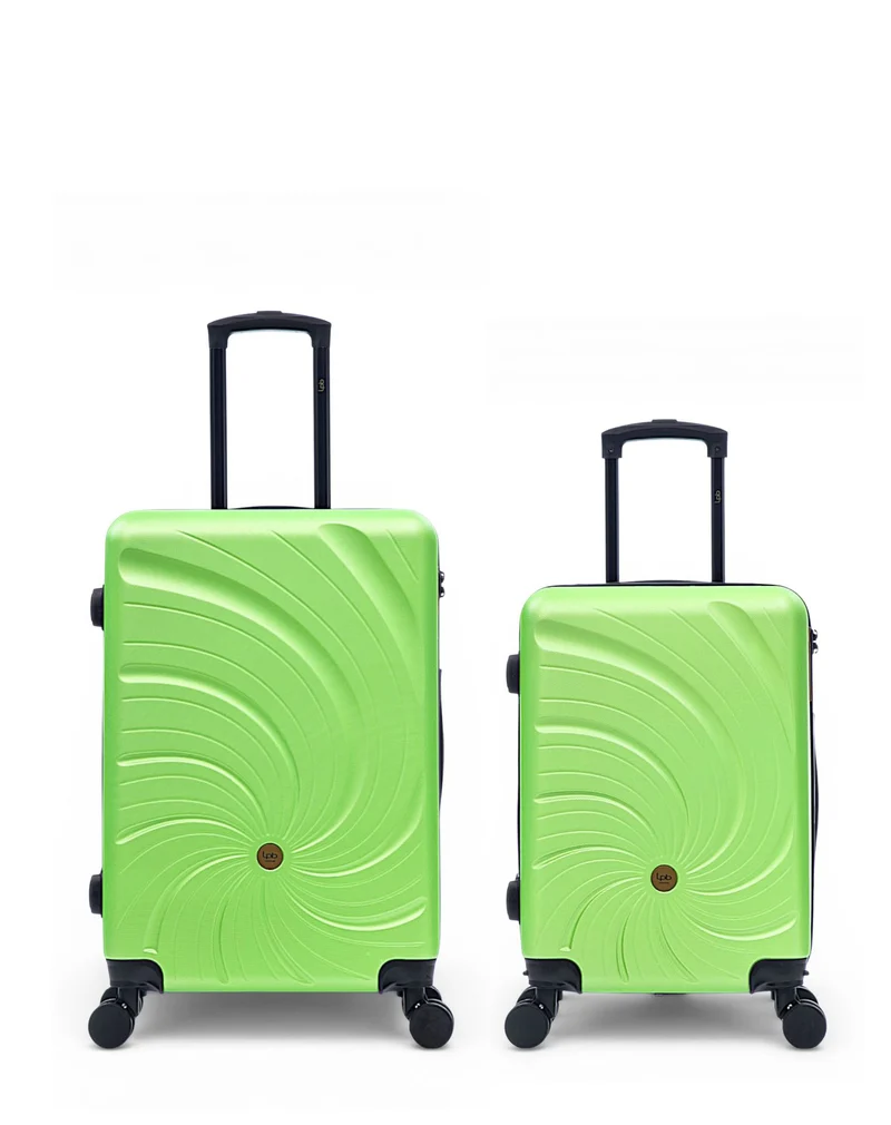 Lot de 2 Valises Rigides Taille Moyenne et Cabine SERENA