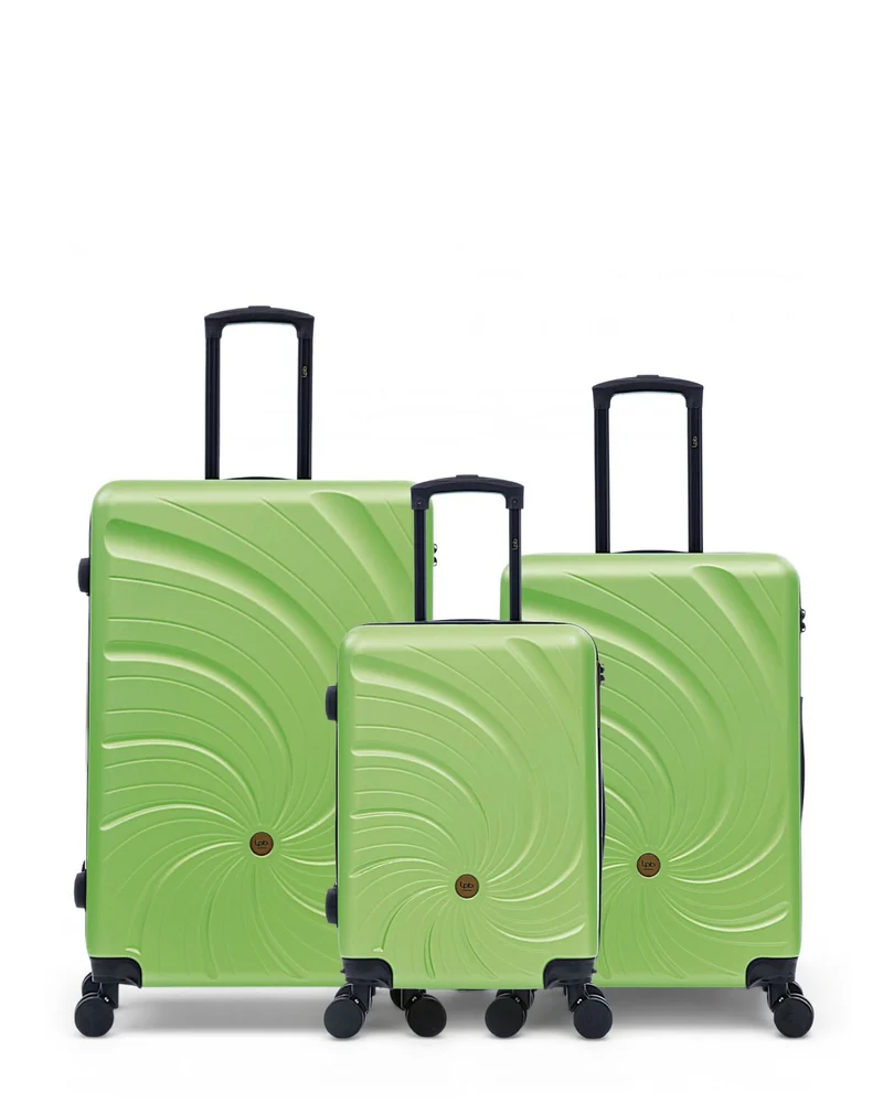 Lot de 3 Valises Rigides Grand Format, Taille Moyenne et Cabine SERENA