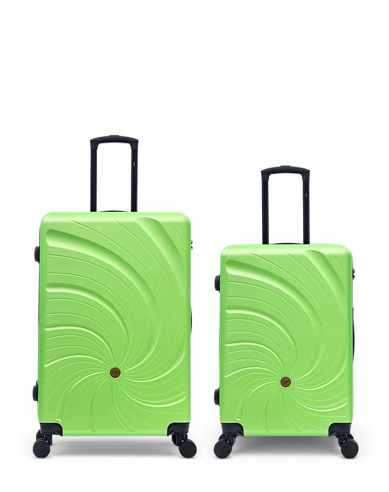 Lot de 2 Valises Rigides Grand Format et Taille Moyenne SERENA
