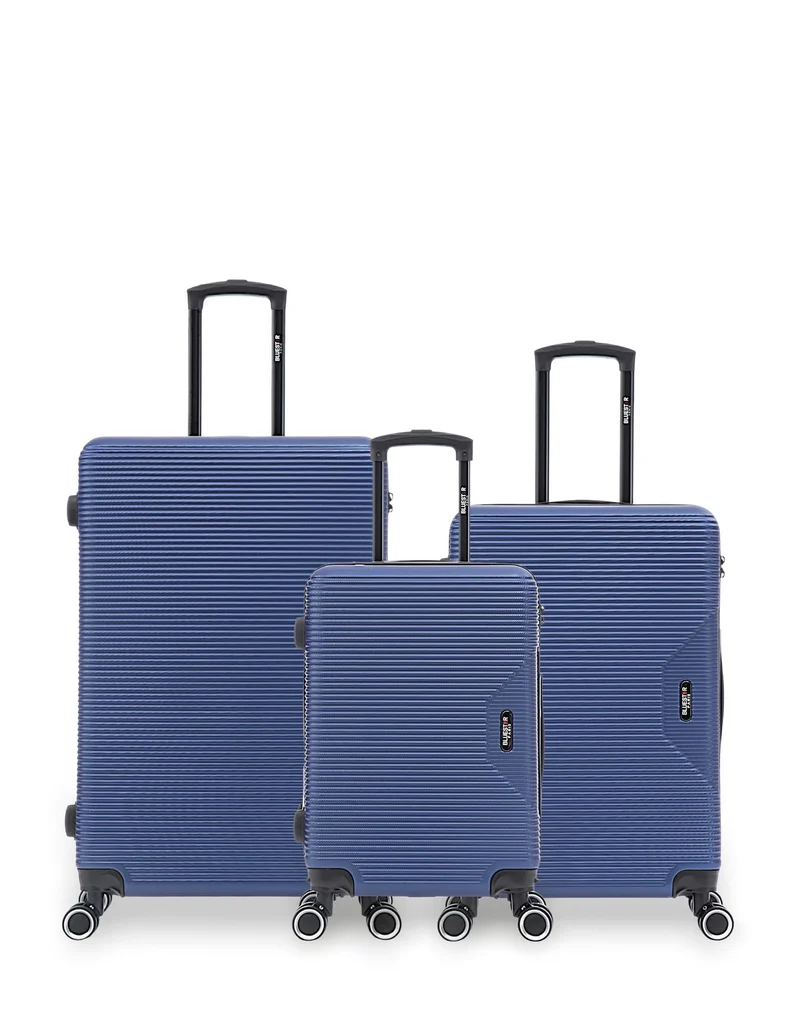 Lot de 3 Valises Rigides Grand Format, Taille Moyenne et Cabine WAGRAM