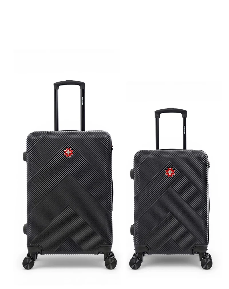 Lot de 2 Valises Rigides Taille Moyenne et Cabine OLTEN