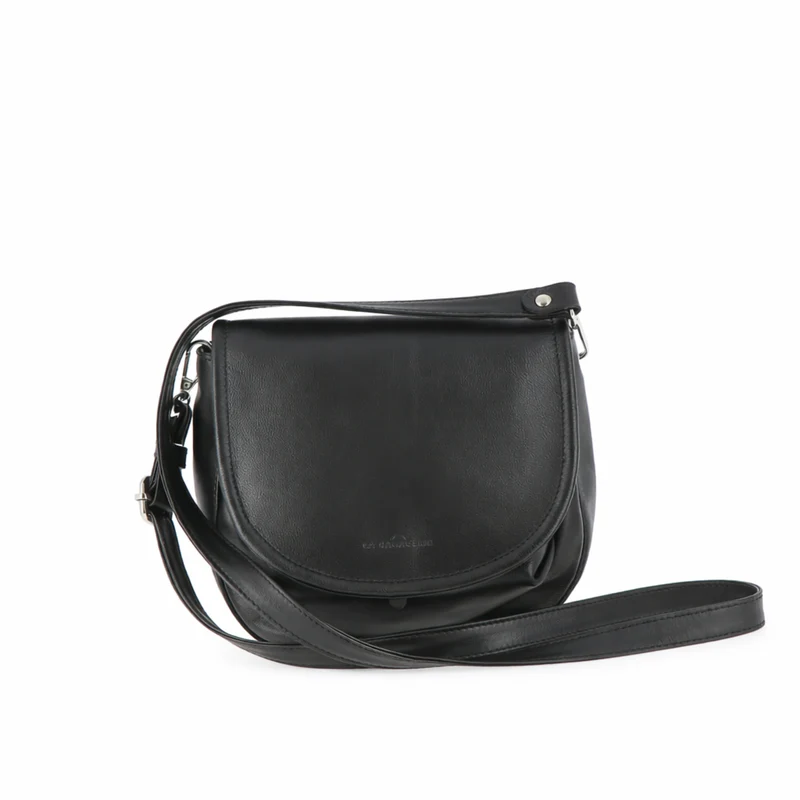 Sac Besace Porté Croisé Olivia - Noir