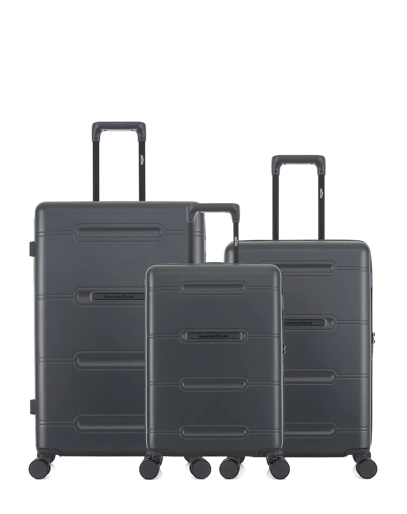 Lot de 3 Valises Rigides Grand Format, Taille Moyenne et Cabine CLEVELAND