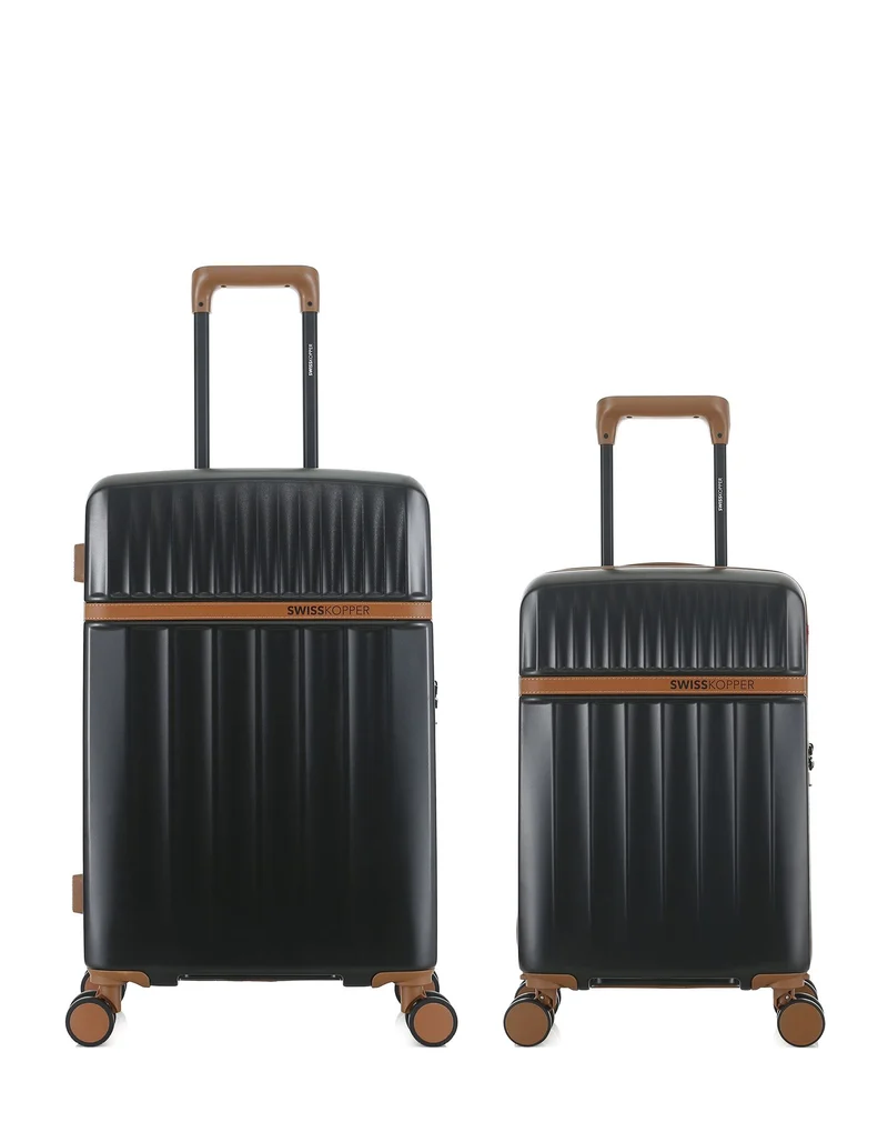 Lot de 2 Valises Rigides Taille Moyenne et Cabine XS ZERMATT
