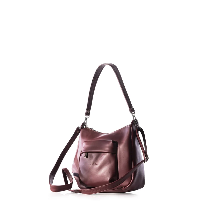 Sac Double Porté Emmanuelle - Bordeaux