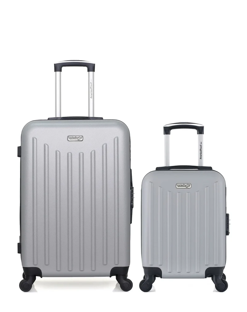 Lot de 2 Valises Rigides Taille Moyenne et Cabine XXS BROOKLYN
