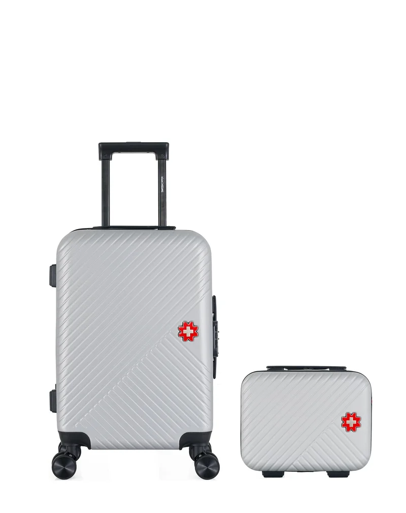Lot de 2 Valises Rigides Cabine et Vanity SPIEZ
