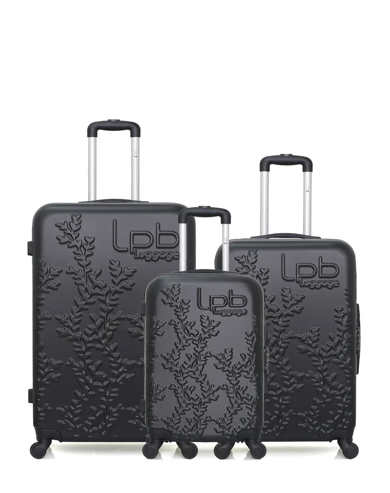 Lot de 3 Valises Rigides Grand Format, Taille Moyenne et Cabine NAIS