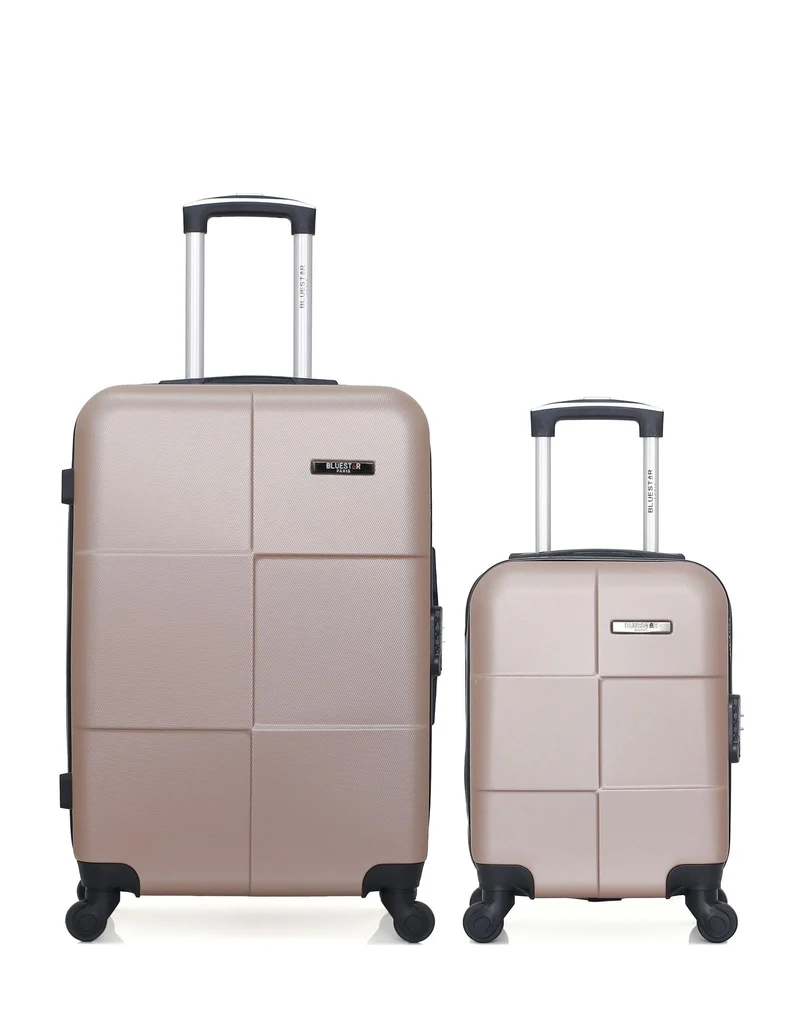 Lot de 2 Valises Rigides Taille Moyenne et Cabine XXS MIAMI