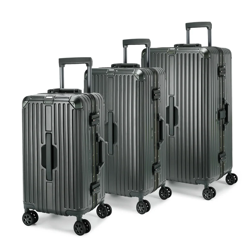 GREENWICH set de maletas Trunk Aluminio Frame MALTA