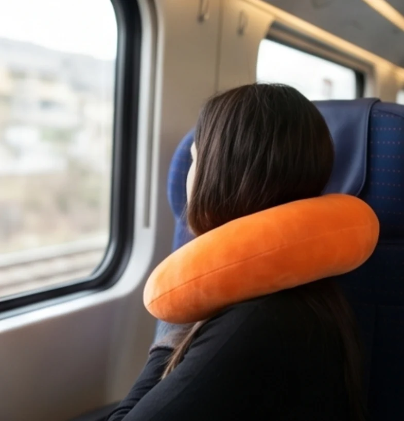 Almohada de viaje ergonómica